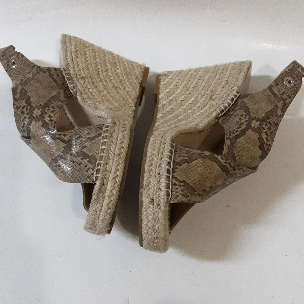 Dolce vita saundra women wedge espadrille sandals in size 8 casual party y2k